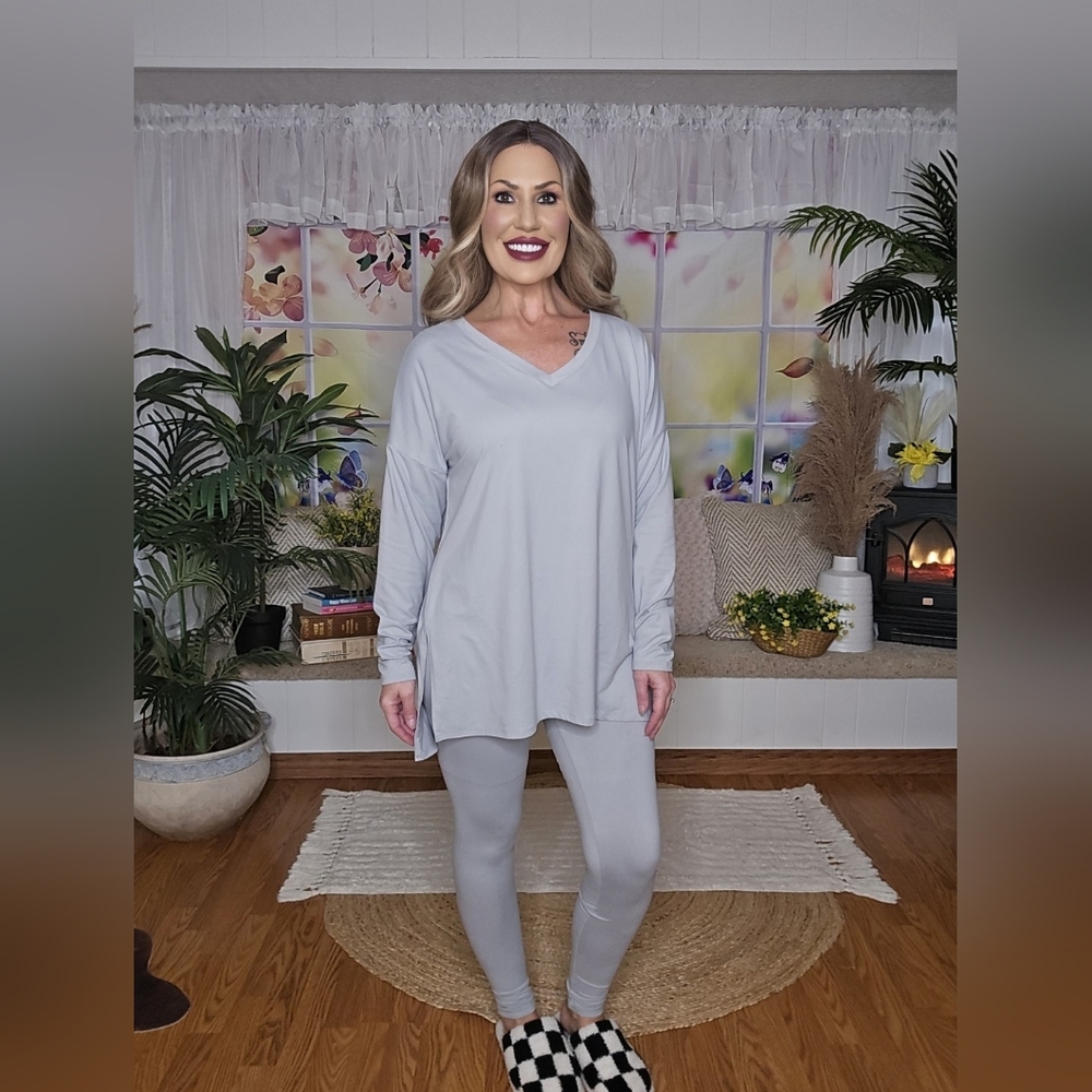 Light Gray Loungewear Set